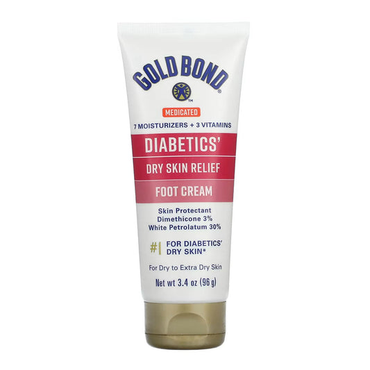 Gold Bond Diabetic Skin Relief Foot Cream 3.4 Oz