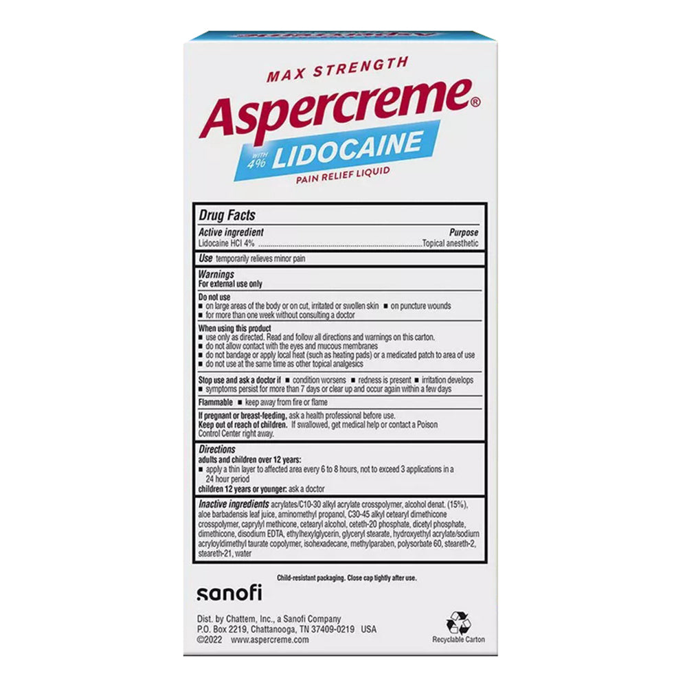 Aspercreme Lidocaine with No Mess Applicator - 2.5 fl oz