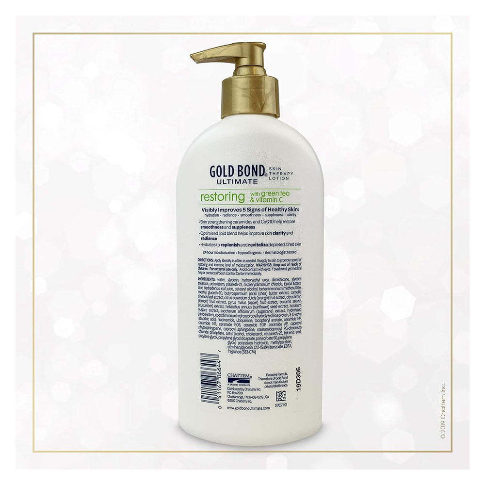 Gold Bond Ultimate Restoring & Vitamin C, Green Tea 13 Ounce