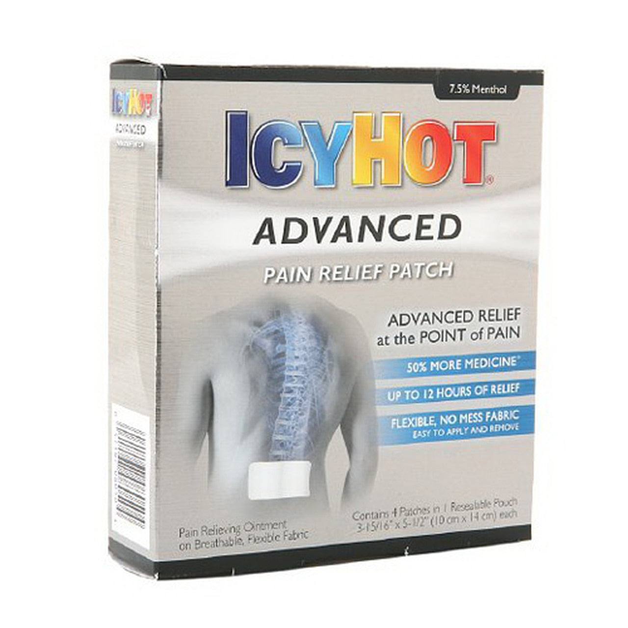 Icy Hot Advanced Pain Relief Patch 5 Ea