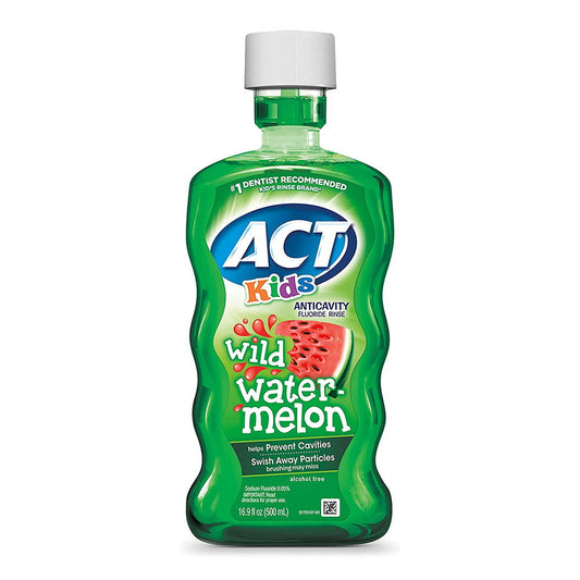 Act Kids Wild Watermelon Anticavity Fluoride Rinse - 16.9 Fl Oz