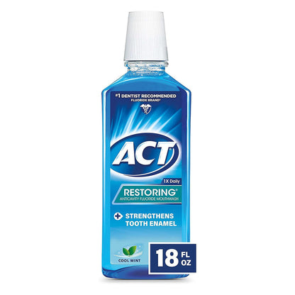 Act Restoring Fluoride Mouthwash 18 Fl. Oz.