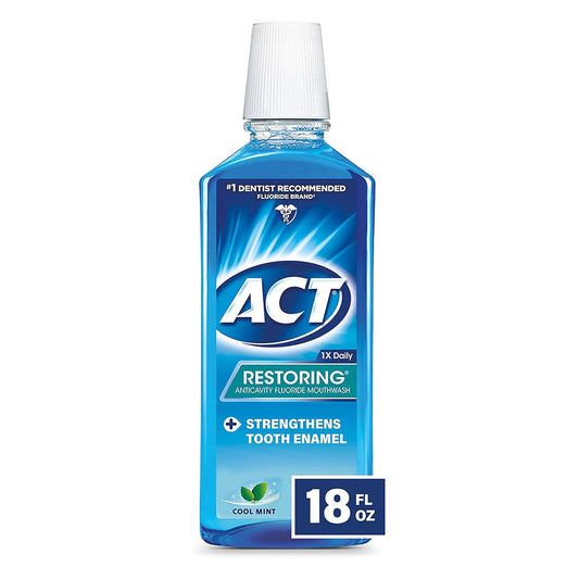 Act Restoring Fluoride Mouthwash 18 Fl. Oz.