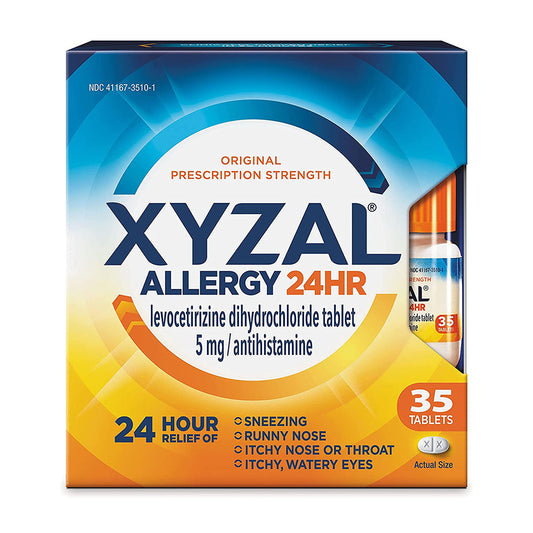 Xyzal Allergy Relief Tablets - Levocetirizine Dihydrochloride - 35 Ct
