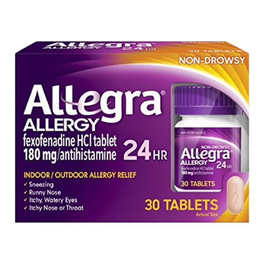 Allegra 24 Hours Allergy Relief Tablets - 30 Ea