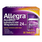 Allegra 24 Hours Allergy Relief Tablets - 30 Ea