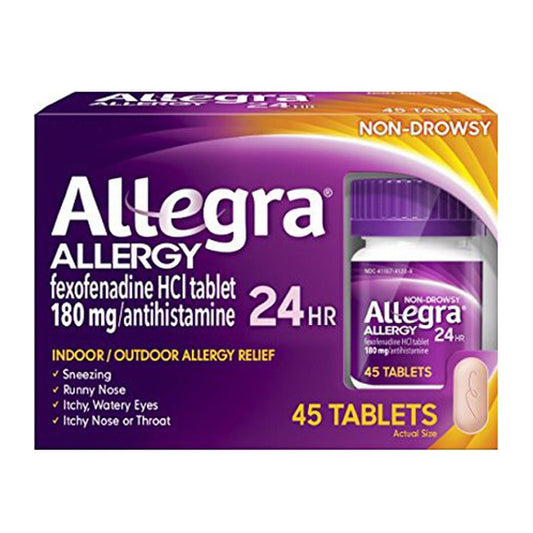 Allegra 24 Hour Allergy Relief Tablets - 45 Ea