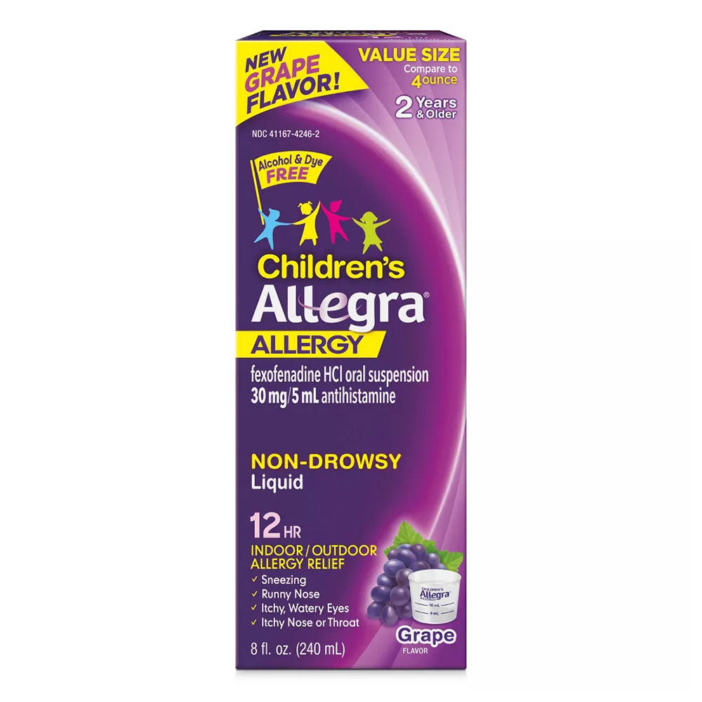 Allegra Children'S Allergy Relief Liquid - 8 Oz