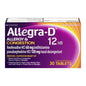 Allegra-D Allergy & Congestion 12 Hour - 30 CT