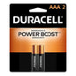 Duracell Coppertop Aaa Alkaline Batteries 2 Each