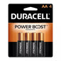 Duracell Coppertop Aa Alkaline Batteries 4 Each