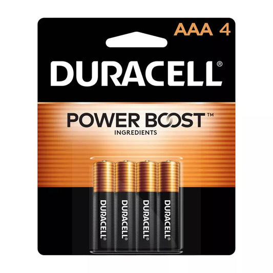 Duracell Coppertop Aaa Alkaline Batteries 4 Ea