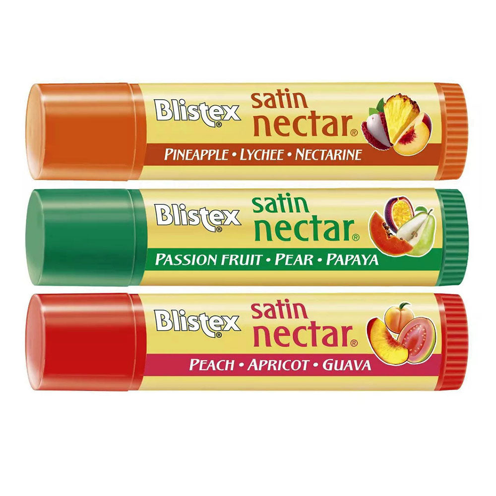 Blistex Satin Nectar Lip Moisturizer Variety Value Pack 0.15 Ounce