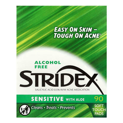 Stri-Dex Daily Care Sensitive With Aloe Pads 90 Each