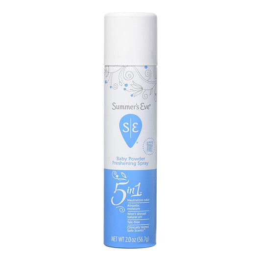 Summer'S Eve Deodorant Spray Baby Powder, 2 Ounce