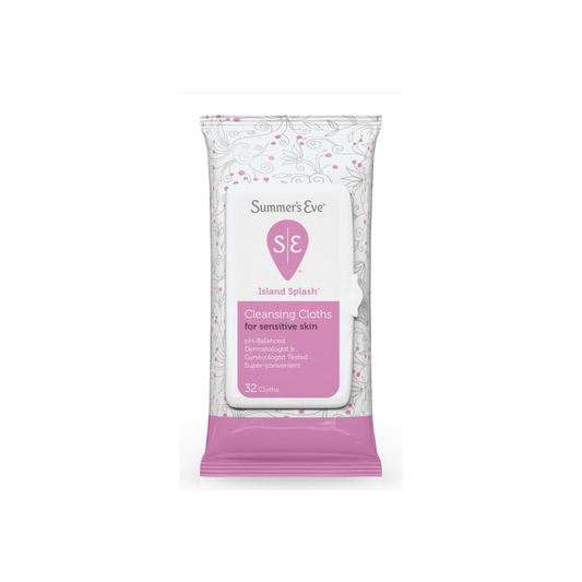 Summer'S Eve Island Splash Cleansing Cloths For Sensitive Skin 32 Ct