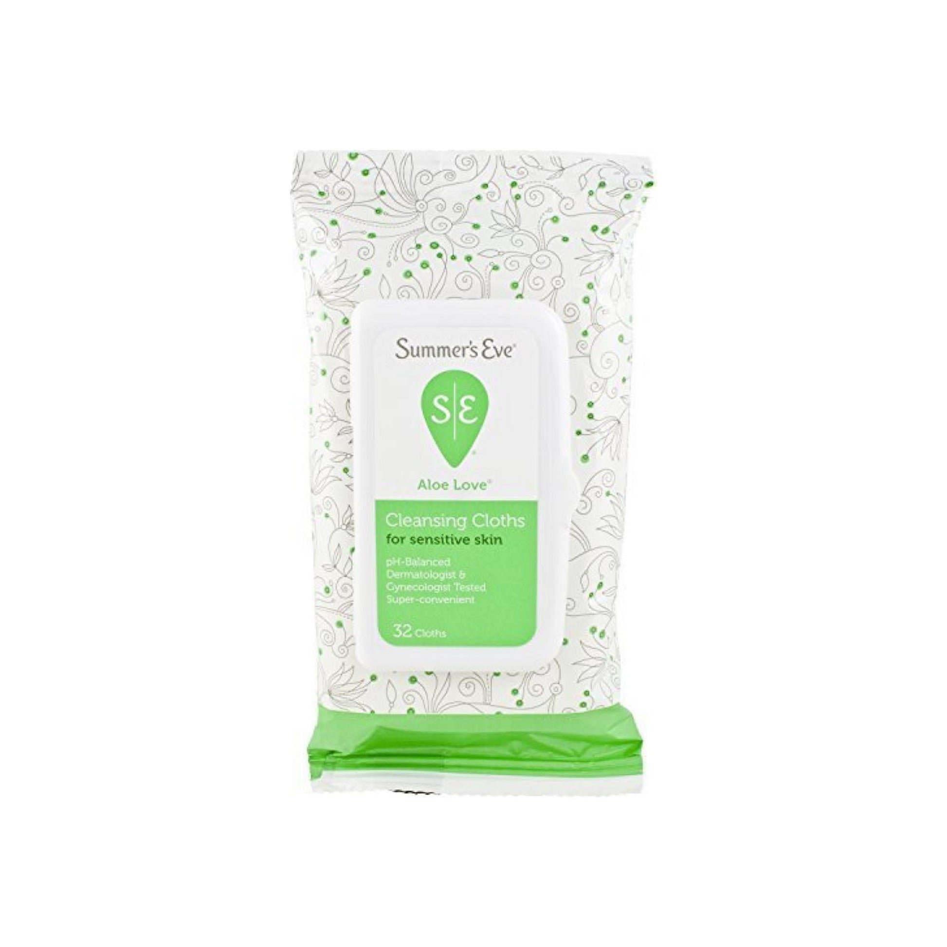 Summer'S Eve Cleansing Cloths, Aloe Love 32 Ea