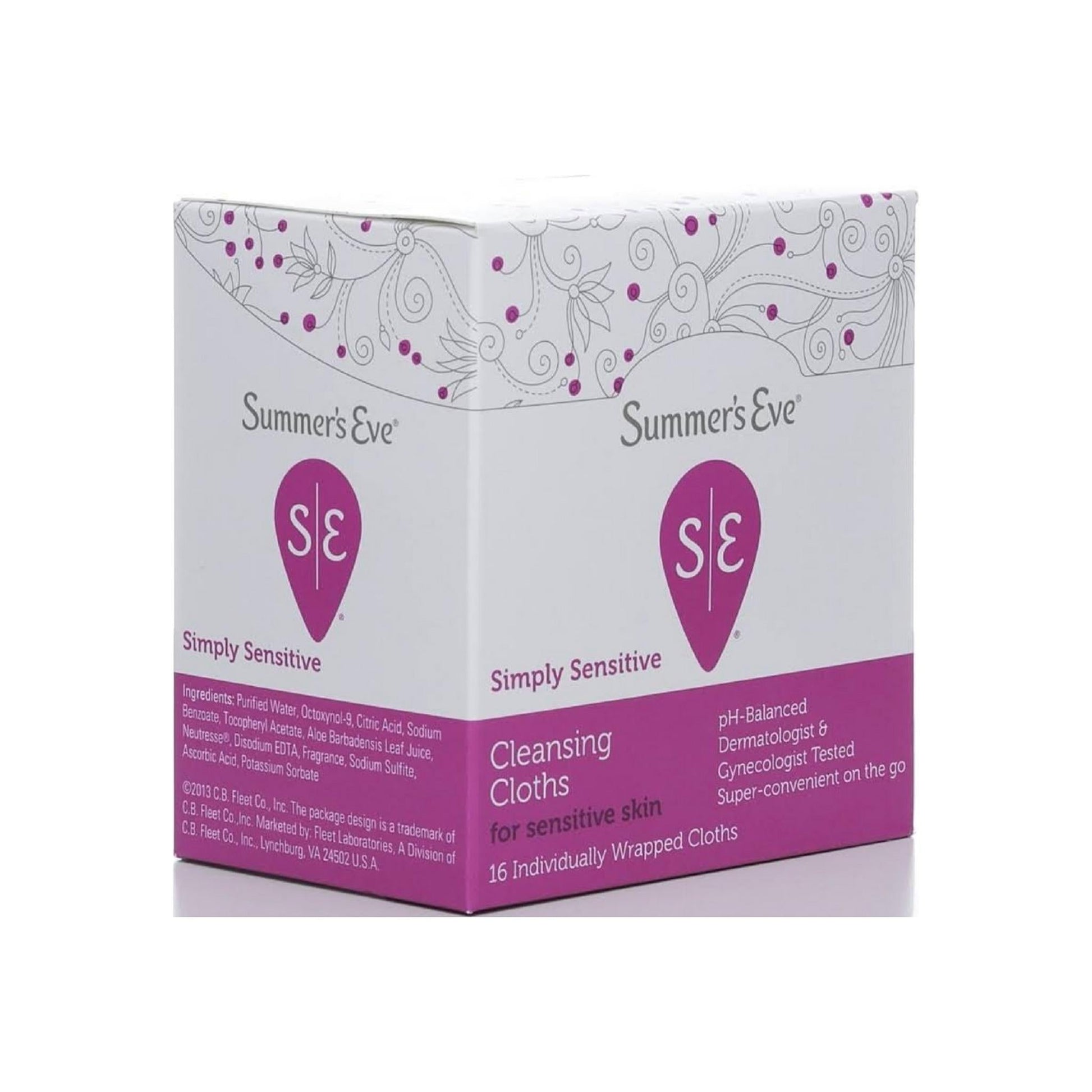 Summer'S Eve Feminine Cleansing Cloths Sensitive Skin