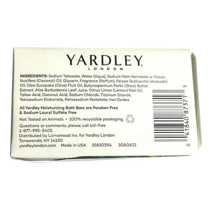 Yardley London Moisturizing Bar 4 Ea