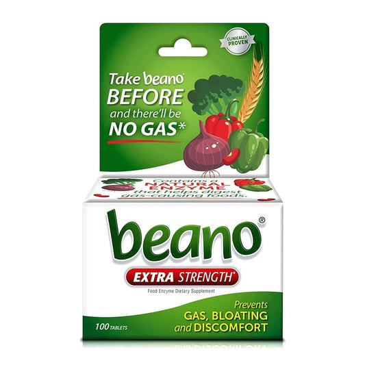 Beano Ultra 800, Gas Prevention And Digestive Enzyme Supplement, 100 Count