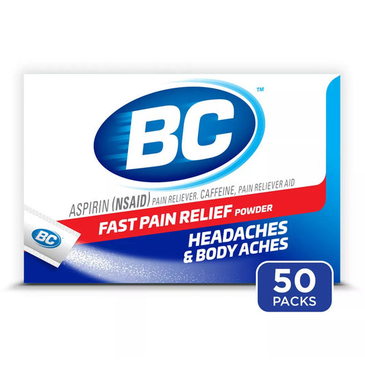 Bc Powder Original Strength Pain Reliever, 50 Powder Sticks