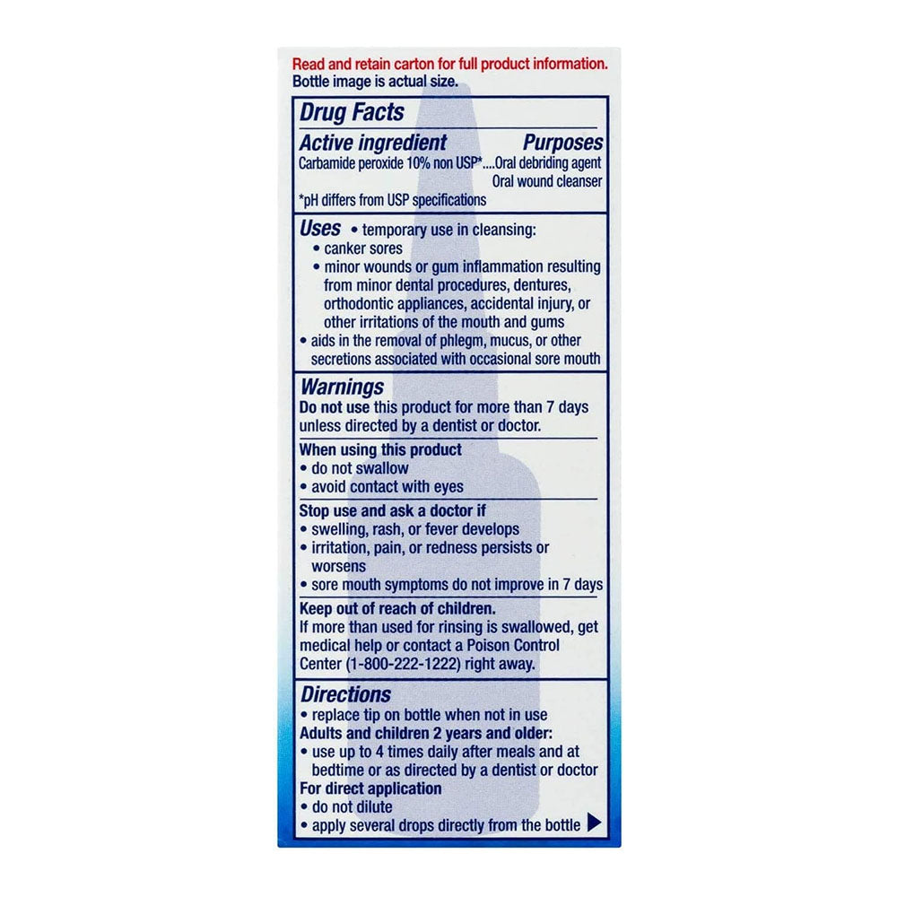 Gly-Oxide Liquid Antiseptic Oral Cleanser 2 Oz