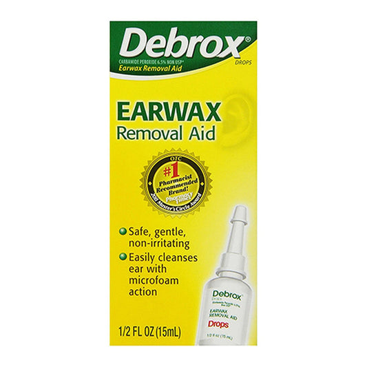 Debrox Drops Earwax Removal Aid 0.50 Oz