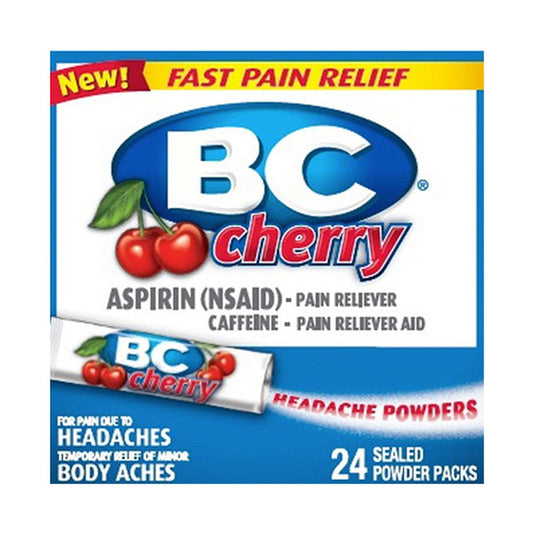 Bc Headache Powder Stick, Cherry - 24 Each