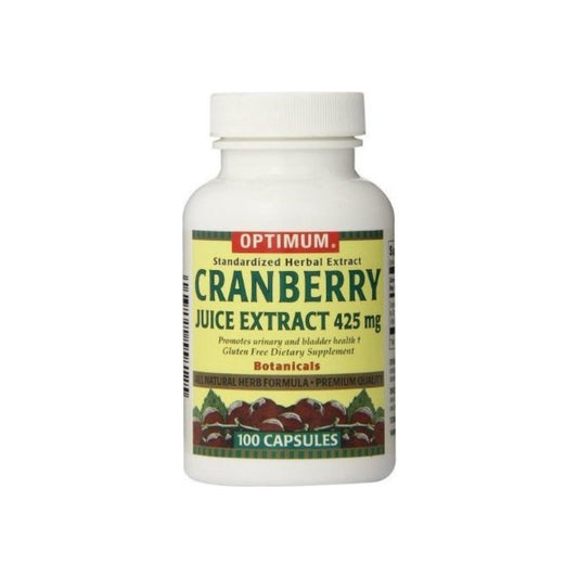 Optimum Cranberry Supplement Optimum 425 Mg Strength Capsule, 100 Ea