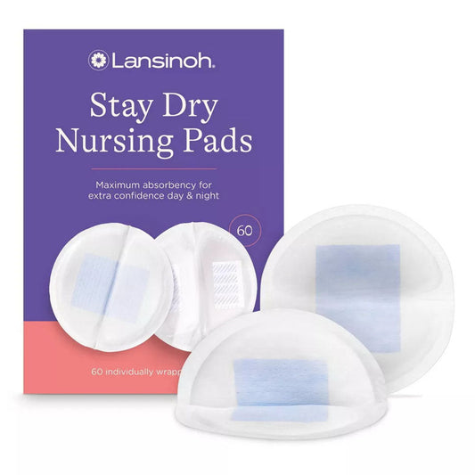 Lansinoh Stay Dry Nursing Pads, 60 Pads