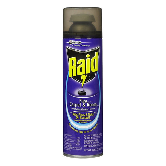 Raid Flea Killer Plus Carpet & Room Spray 16 Oz