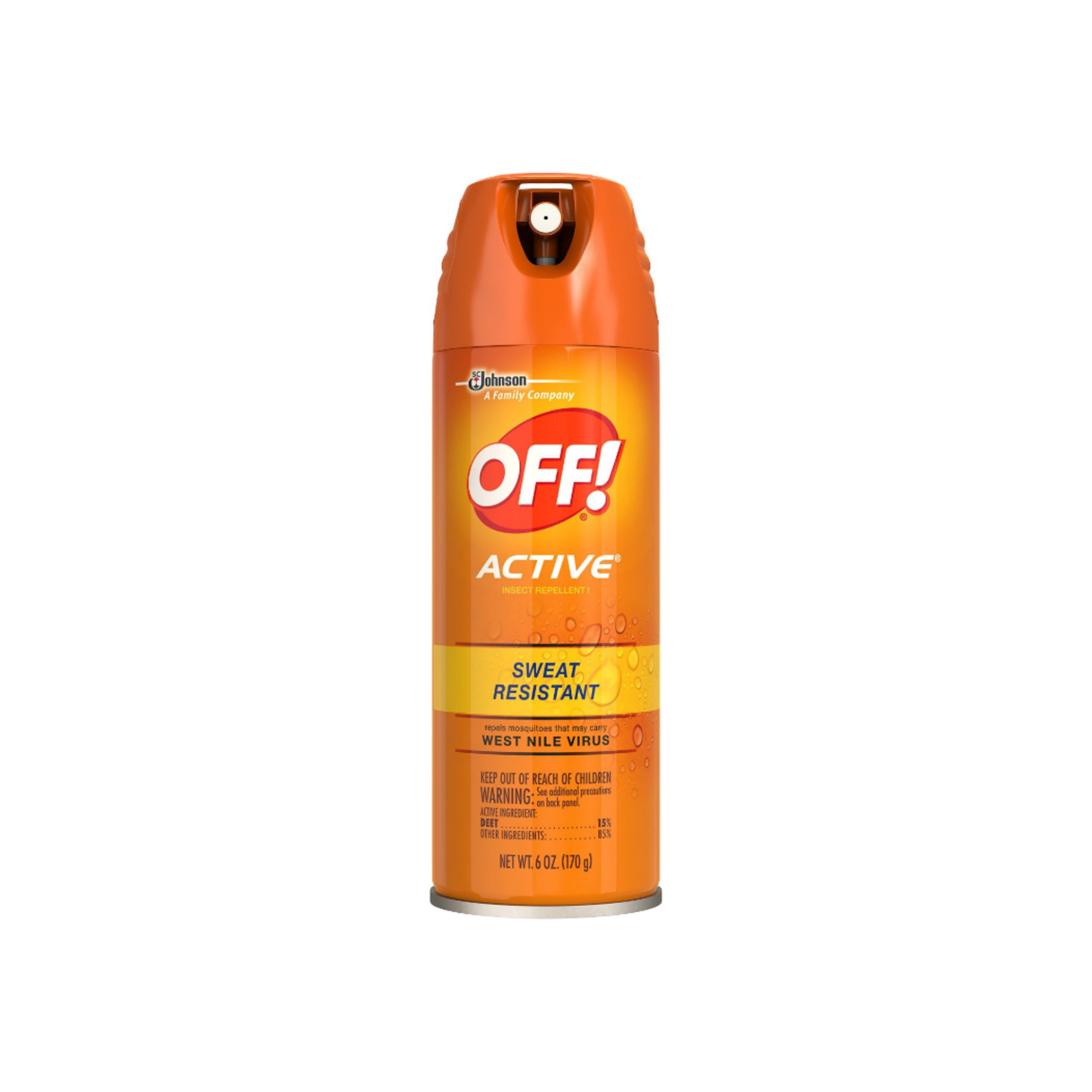 Off! Active Insect Repellent, Sweat Resistant 6 Oz