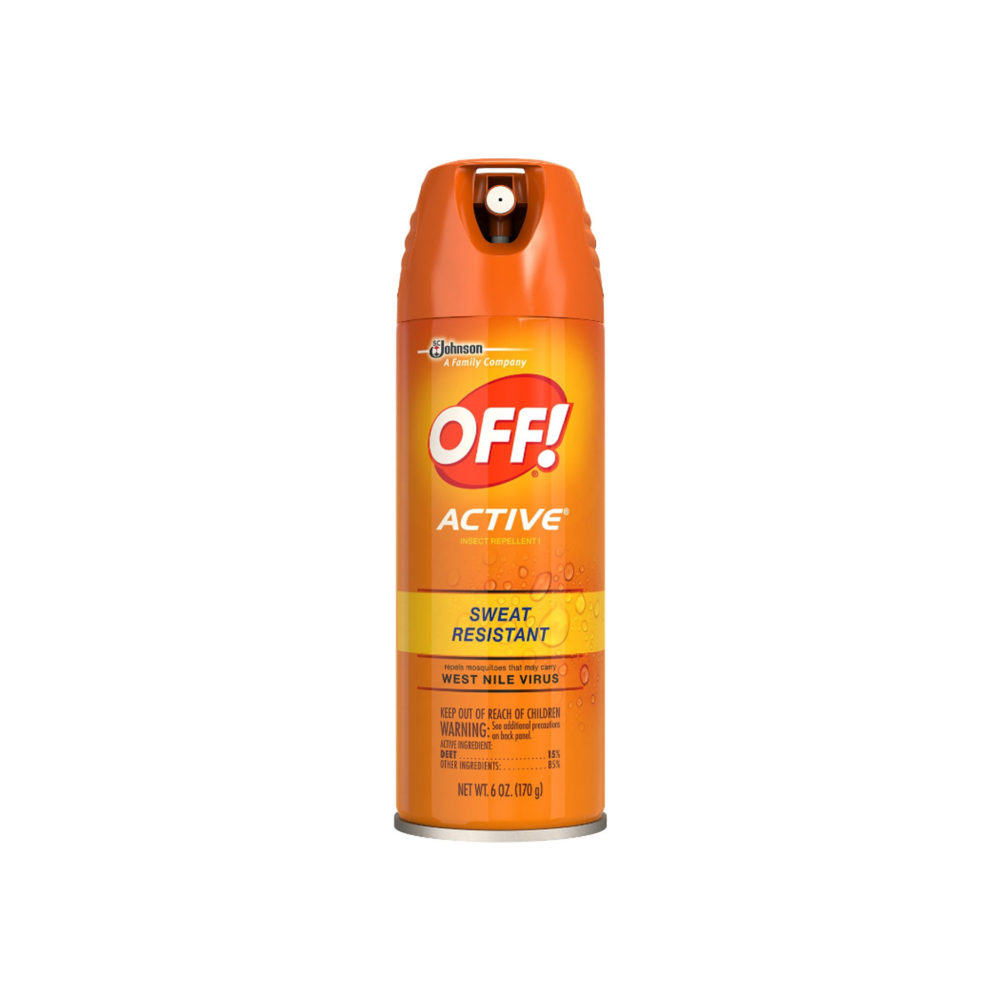 Off! Active Insect Repellent, Sweat Resistant 6 Oz