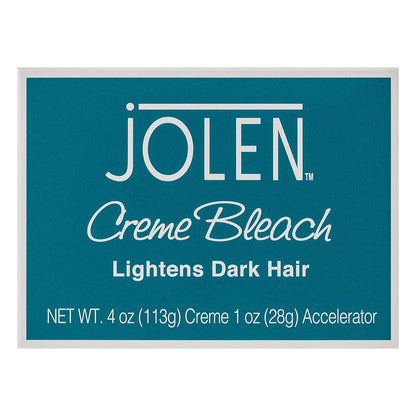 Jolen Creme Bleach Regular Lightens Excess Dark Hair 4 Ounce