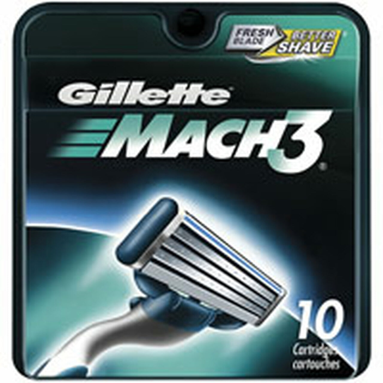 Gillette Mach3 Refill Cartridges 10 Ea