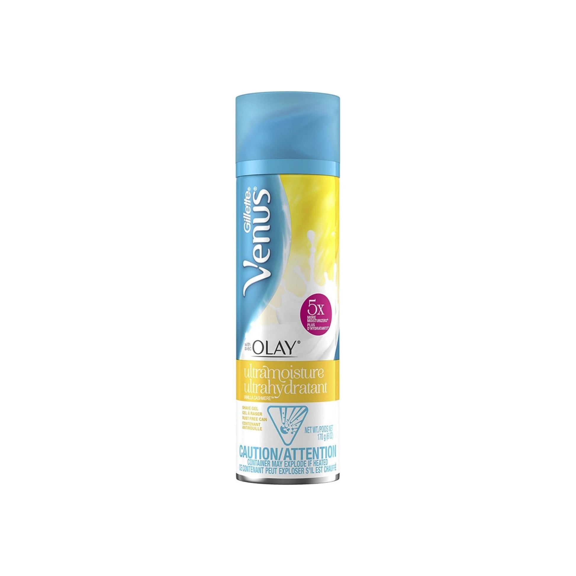 Gillette Venus With Olay Ultra Moisture Shave Gel, Vanilla Cashmere 6 Oz