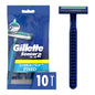 Gillette Sensor2 Plus Men'S Disposable Razors, 10 Count