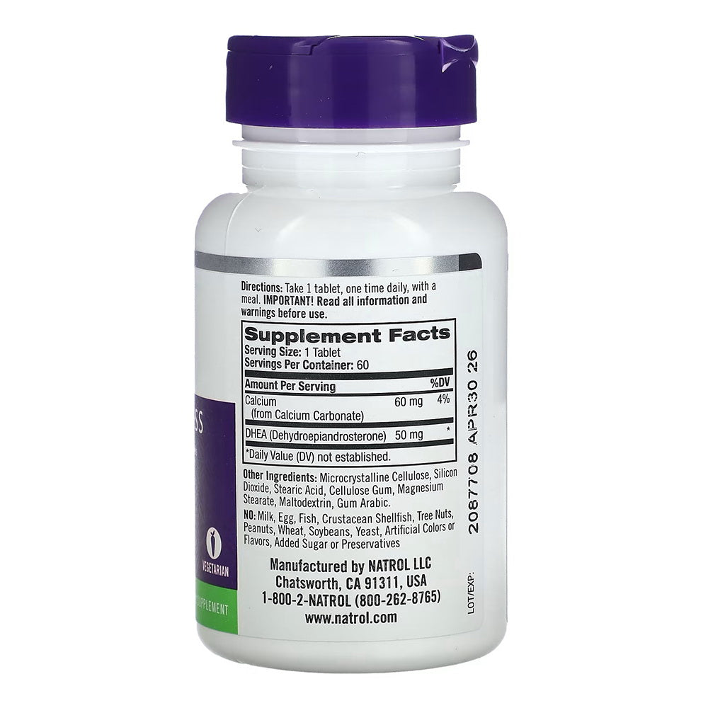 Natrol Dhea 50 Mg Tablets 60 Ea