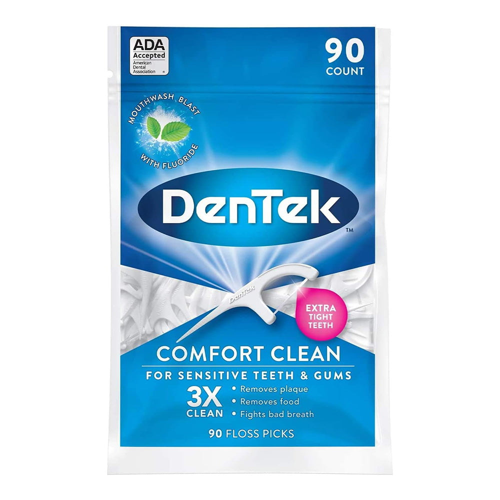 Dentek Comfort Clean Silk Floss Picks 90 Each