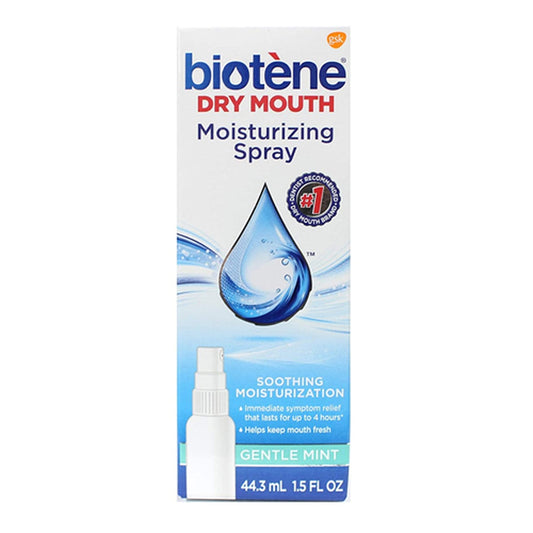 Biotene Gentle Mint Dry Mouth Moisturizing Spray, 1.5 Oz
