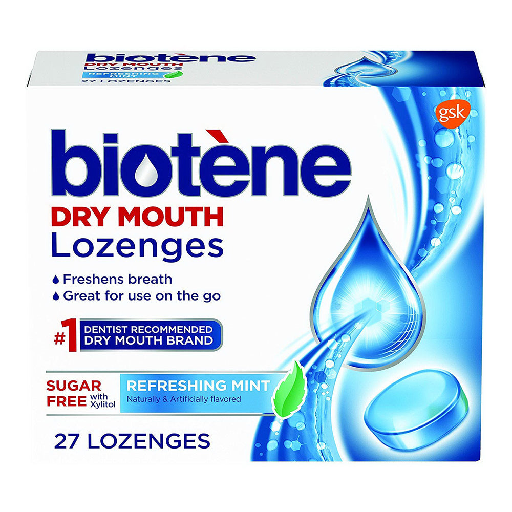 Biotene Dry Mouth Lozenges, Refreshing Mint, 27 Count