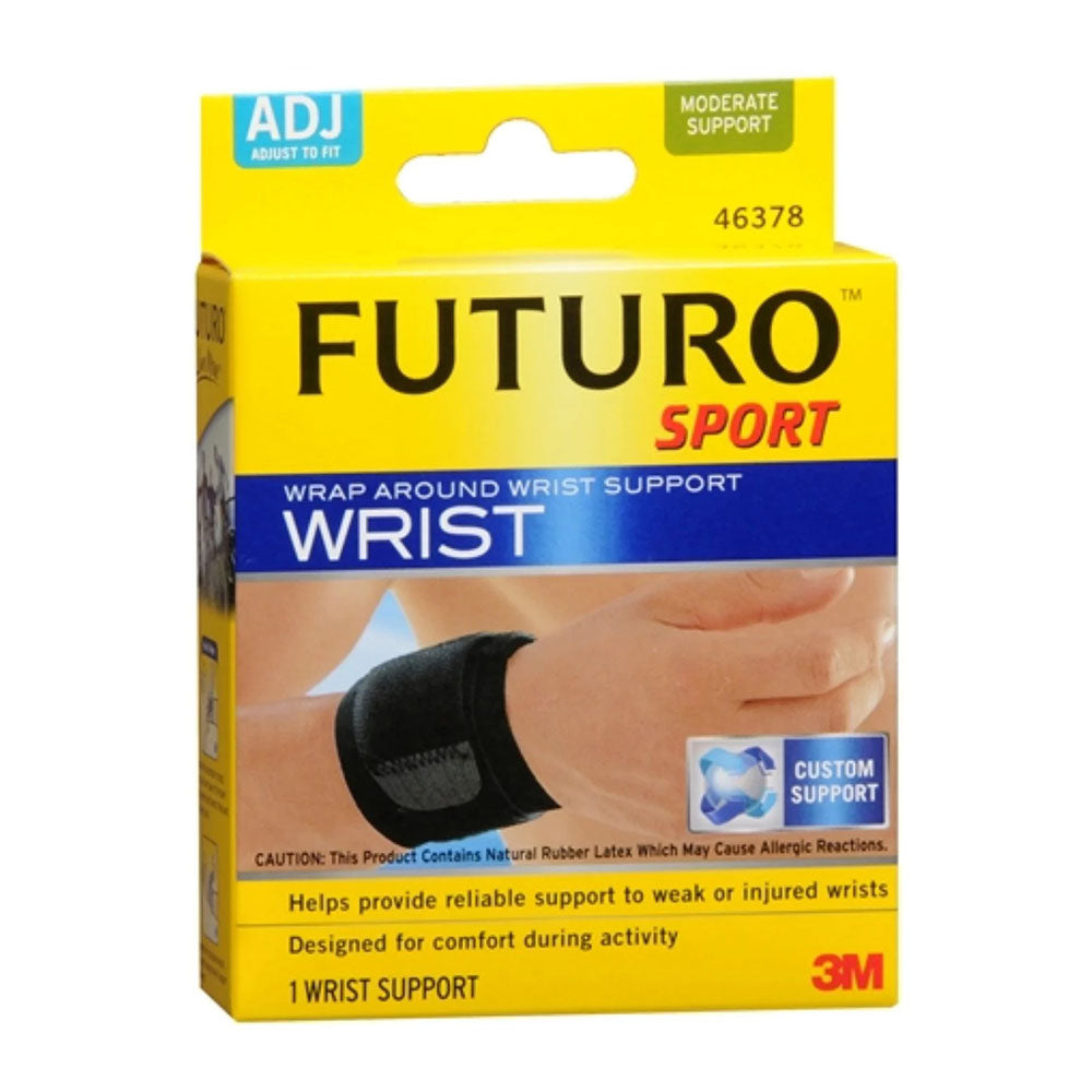 Futuro?????? Sport Wrap Around Wrist Support, Adjustable, Black