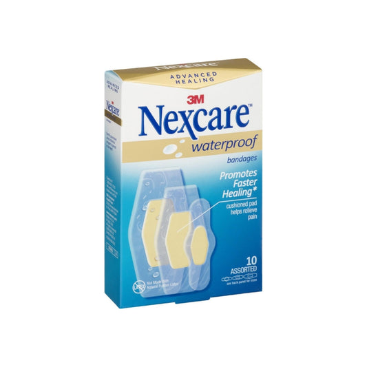 Nexcare Advanced Healing Waterproof Bandages 10 Ct