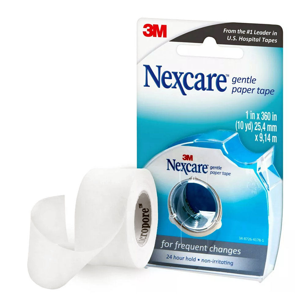 Nexcare Gentle Paper Tape Dispenser, Medical Paper Tape