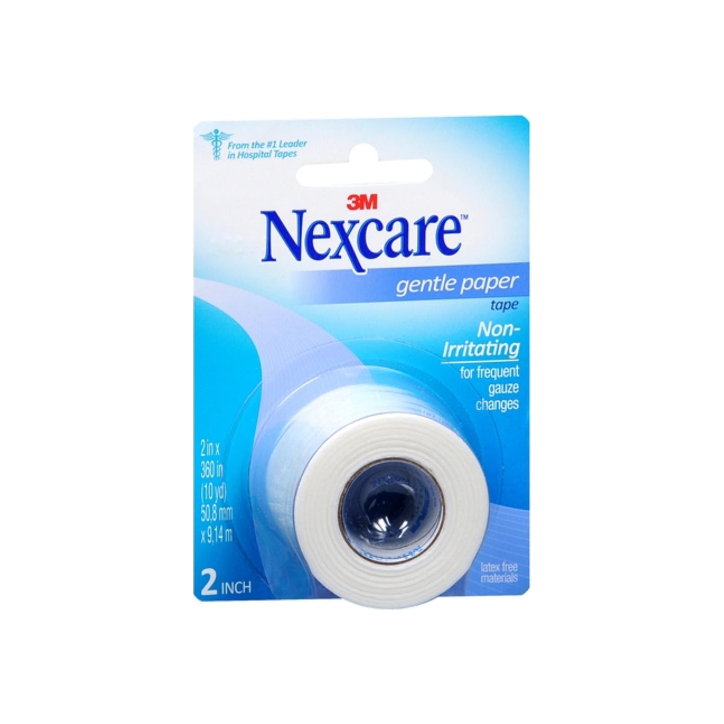 Nexcare Gentle Paper Tape 2 Inches X 10 Yards 1 Ea