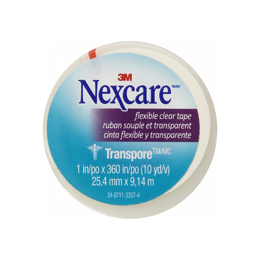 Nexcare Transpore Flexible Clear Tape 1 Inch X 10 Yards 1 Ea