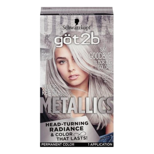 Schwarzkopf Got2B Metallic Silver Hair Dye, 1 Ea