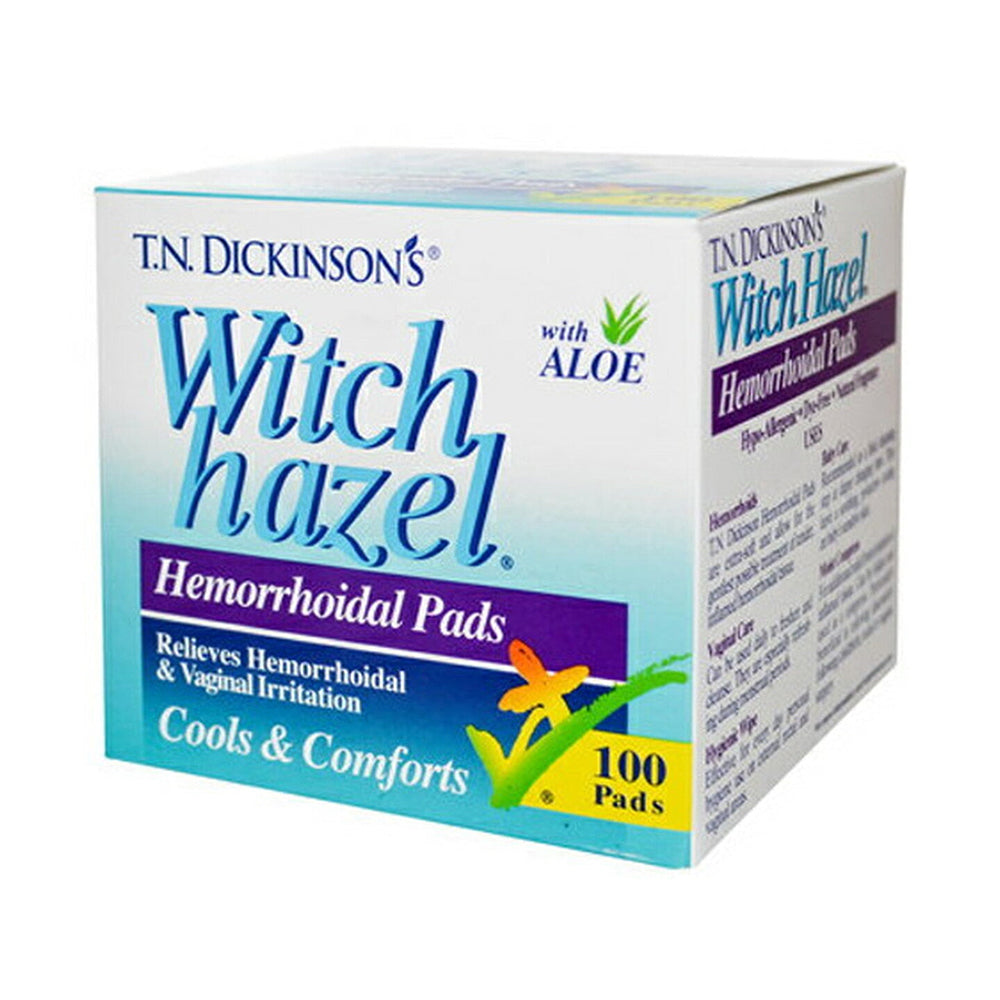 Dickinson'S Witch Hazel Hemorrhoidal Pads 100 Each