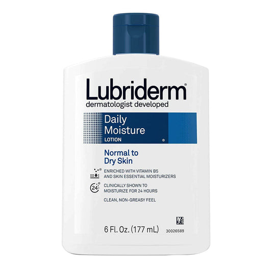 Lubriderm Daily Moisture Lotion For Normal To Dry Skin - 6 Oz