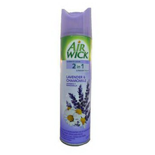 Air Wick Dual Action Lavender Field Aerosol Spray - 8 Oz